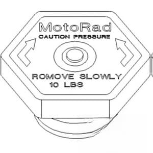 A166776 - Radiator (10 lb.) Cap - Thumbnail 2