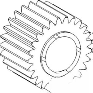 A168166 - Planetary Sun Gear
