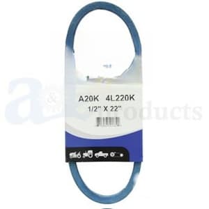 A20K - Aramid Blue V-Belt (1/2" X 22" )