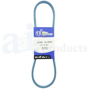 A34K - Aramid Blue V-Belt (1/2" X 36" )