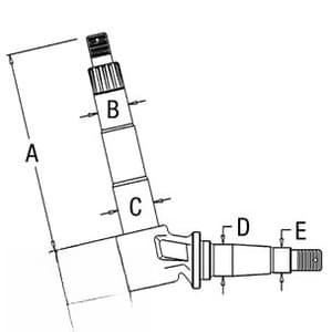 A57441 - Spindle (RH/LH)