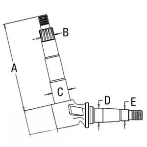 A57443 - Spindle (RH/LH)
