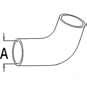 A60169 - Upper Radiator Hose