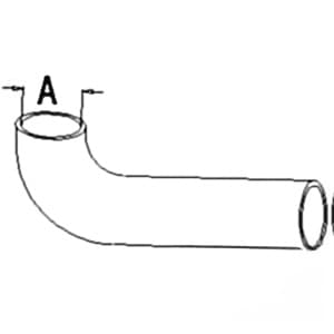 A63727 - Upper Radiator Hose
