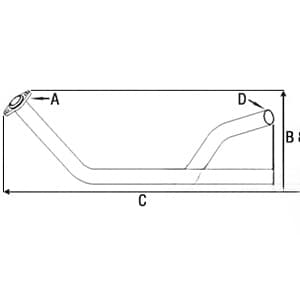 AB1526R - Exhaust Pipe - Thumbnail 2
