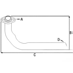 AB322R - Exhaust Pipe - Thumbnail 2