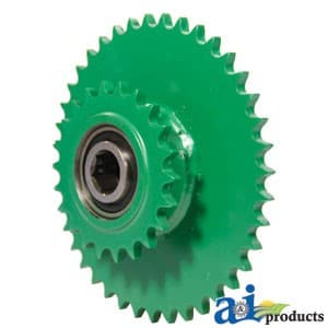 AE51818 - Sprocket, Mega Wide Pickup; Idler W/ Bearings, Double, 40/22 Teeth
