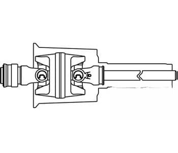 AE74294 - 540 RPM 35 Series Cat 5 Front Half CV w/ Male Shaft - Thumbnail 4