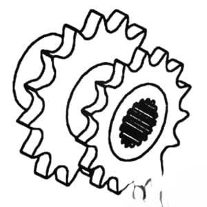 AH115267 - Walker & Shoe Drive Sprocket