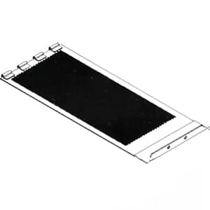 AH127396 - Lower Clean Grain Elevator Door Assembly - Thumbnail 2