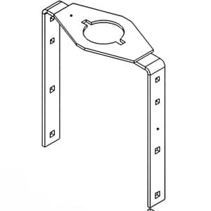 AH135558 - Grain Tank Upper Auger Support