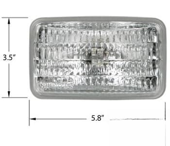 AH165877 - 12 Volt. Replacement Sealed Beam - Thumbnail 2