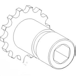 AH91784 - Drive; 14 Tooth / 60 Chain Sprocket