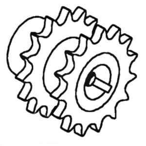 AH92689 - Walker & Shoe Drive Sprocket
