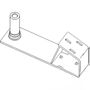 AH96092 - Feeder House Pulley Support