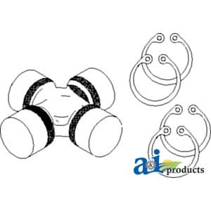 AL161324 - Cross & Bearing Kit; MFWD