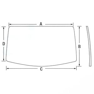AL212195 - glass, Rear Window