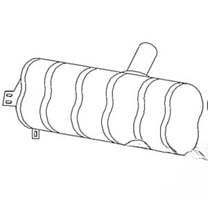 AL37167 - Muffler (Underhood)