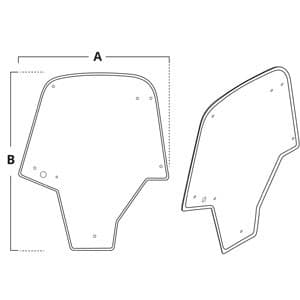 AM135030 - Glass, Door (RH)