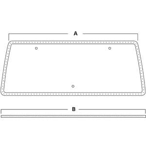 AM137460 - Glass, Rear
