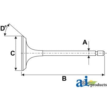 AMK48 - Valve, Exhaust - Thumbnail 3