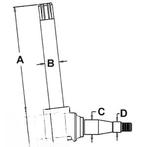 AR44333SP - Heavy Duty Spindle - Thumbnail 4