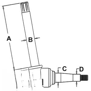 AR55179 - Spindle (RH/LH)
