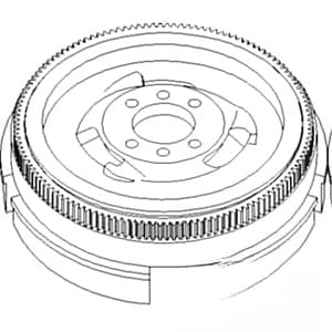AR56075 - Flywheel w/ Ring Gear