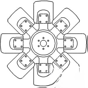 AR85893 - 8 Blade Fan