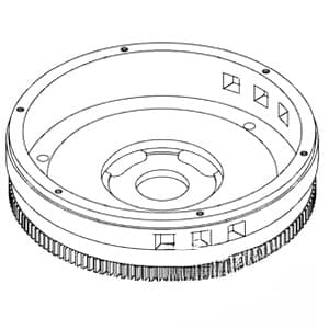 AR97317 - Flywheel w/ Ring Gear