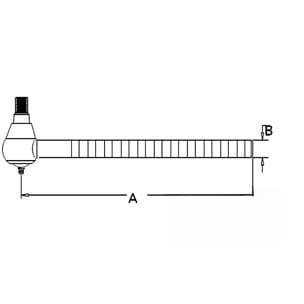 AR51584 - Long Outer Tie Rod - Thumbnail 2