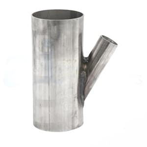 ASPV45 - 5.5" Stainless Steel Straight Pipe w/ 45° Barb