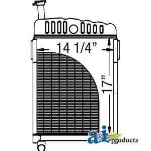 AT10695 - Radiator; Long Filler Neck