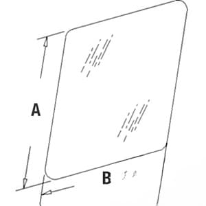AT154429 - Glass, Windshield, Upper