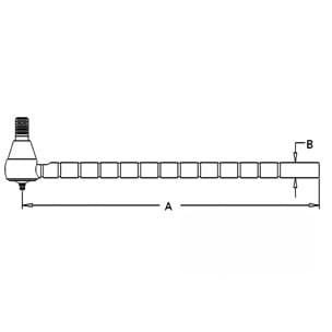 AT20944 - 13 grooves Tie Rod