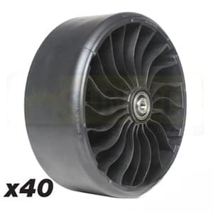 B105768TWB - BULK#40 13X6.5N6 X-TWEEL TURF CASTER SMOOTH 3/4"ID