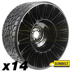 B108189TW4B - 26x12N12 XL X-TWEEL TURF - 4 LUG, BULK #14