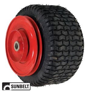 B1CO57 - WHEEL-TURF, DRIVE, 13X6.5X6, RED