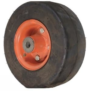 B1CO84 - ORANGE 4 PLY 9X3.5X4 WHEEL-SMOOTH
