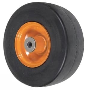 B1CO8580 - ORANGE SOLID 9X3.5X4 CASTER-SMOOTH