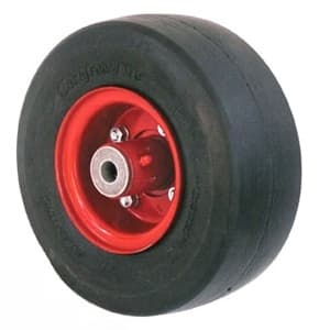 B1CO8581 - SOLID-RED 9X3.5X4 CASTER-SMOOTH