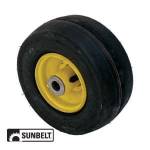 B1FP102 - WHEEL-SMOOTH, 9X3.5X4, YELLOW, FP