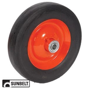 B1SB2976 - WHEEL-DECK, 8X1.75, SMOOTH, STEEL-ORANGE