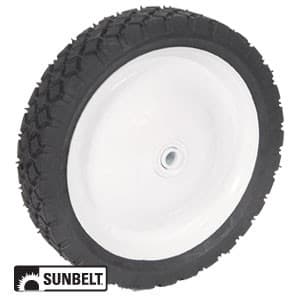 B1SB2986 - WHEEL-DECK, 9X1.75, DIAMOND, STEEL-WHITE