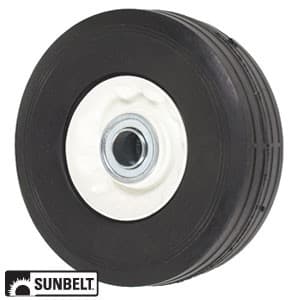 B1SB5874 - WHEEL-DECK, 6X2, RIBBED, STEEL-WHITE