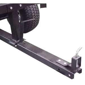 B1UTV1019RL - 1000 LB. UTV ATV FLAT BED CART W/ SIDE RAILS - Thumbnail 2