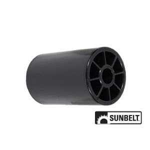 B1WL33 - ROLLER-DECK, 2.5X4, SMOOTH, BLACK