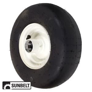 B1WL36 - WHEEL-SMOOTH, 13X5X6, WHITE