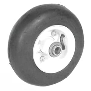 B1WL40 - WHITE 4 PLY 8X3X4 WHEEL-SMOOTH