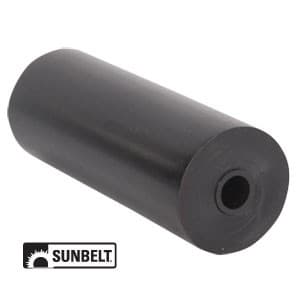 B1WL53 - ROLLER-DECK, 2.5X6.75, SMOOTH, BLACK